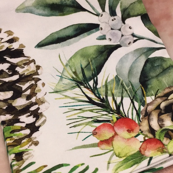 Michel Design Works Winter Pine Botanical Floral Cotton Kitchen Towel NWT - Picture 16 of 16